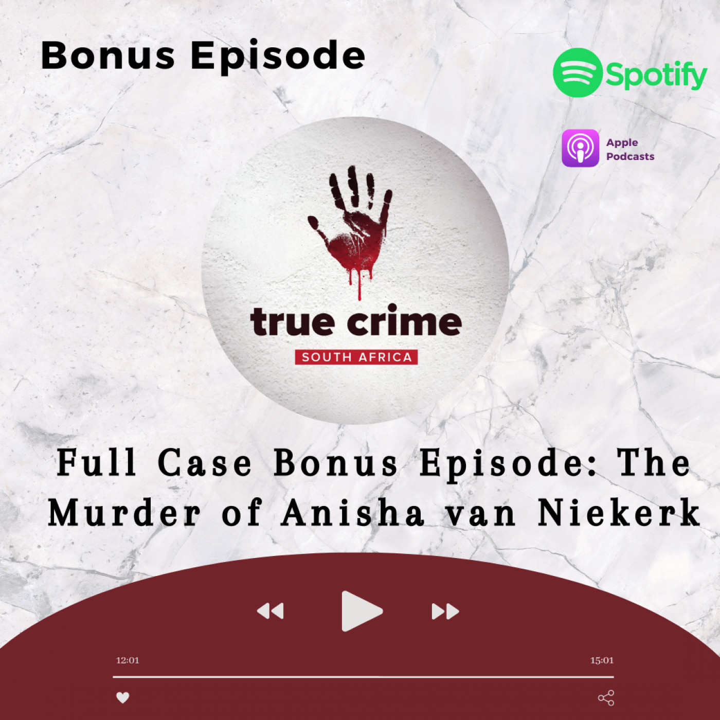 Full Case Bonus Episode The Murder of Anisha Van Niekerk