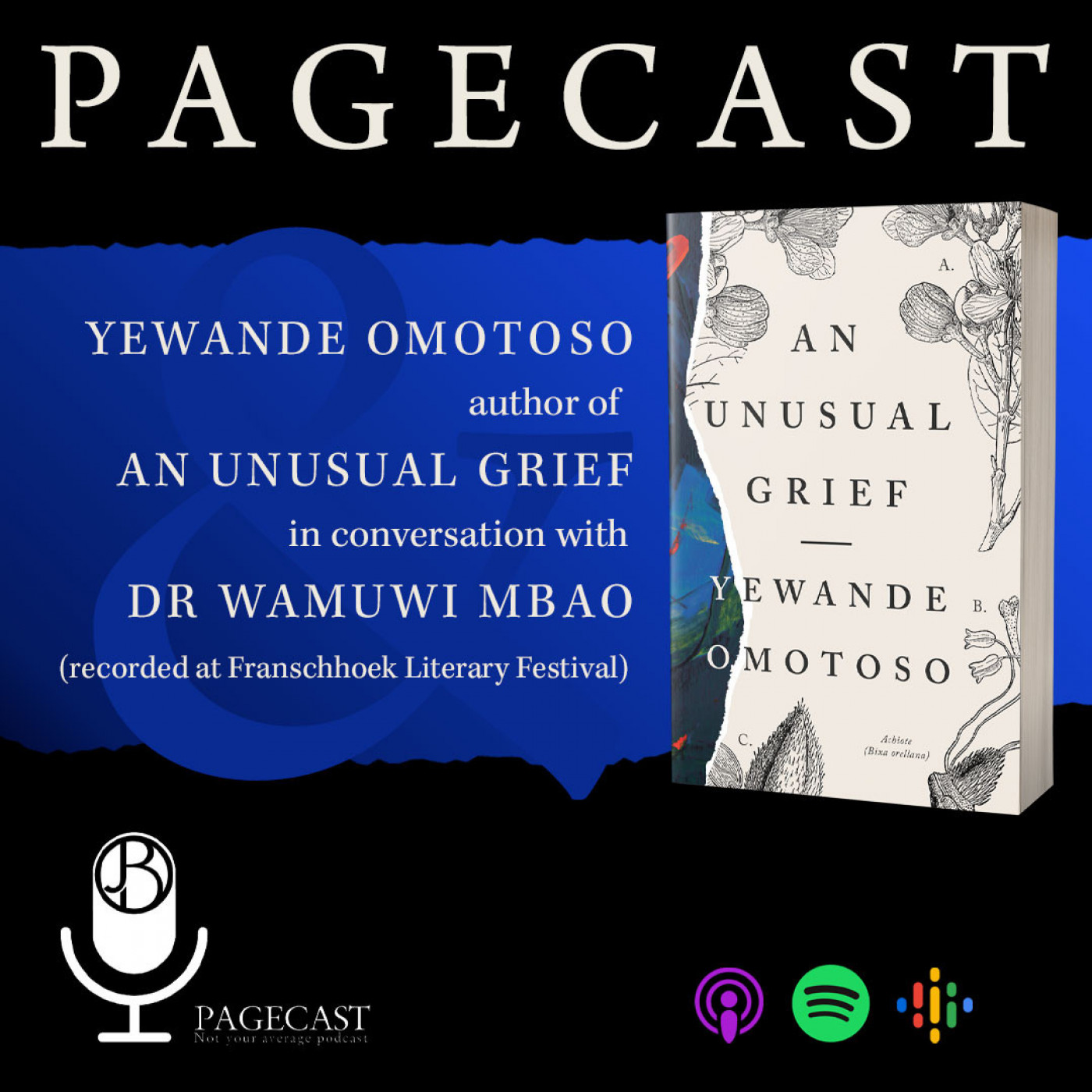 Dr Wamuwi Mbao talks to Yewande Omotoso about her new novel An Unusual Grief at FLF