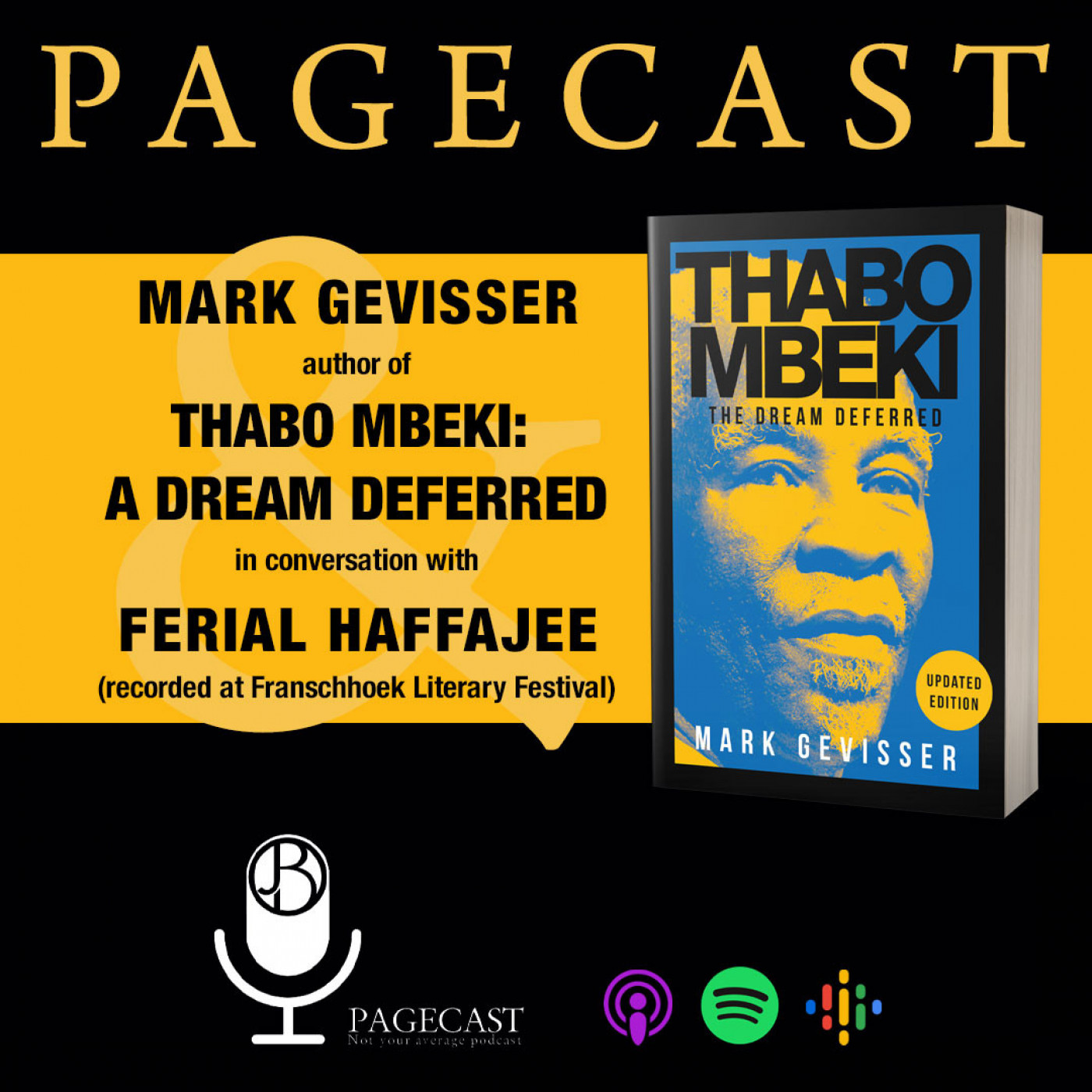 Ferial Haffajee in conversation with Mark Gevisser regarding his latest book " Thabo Mbeki: A Dream Deferred"