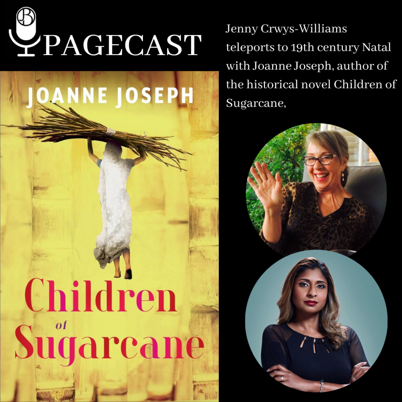 Jenny Crwys-Williams chats with Joanne Joseph, author of Children of Sugercane