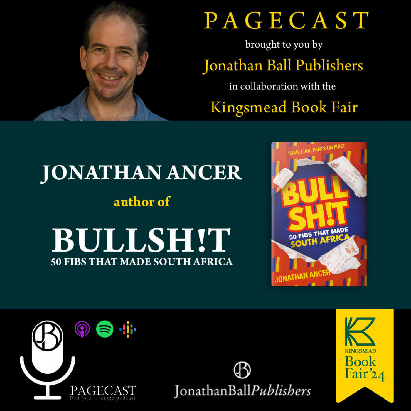 Pagecast at Kingsmead Book Fair 2024: Jonathan Ancer