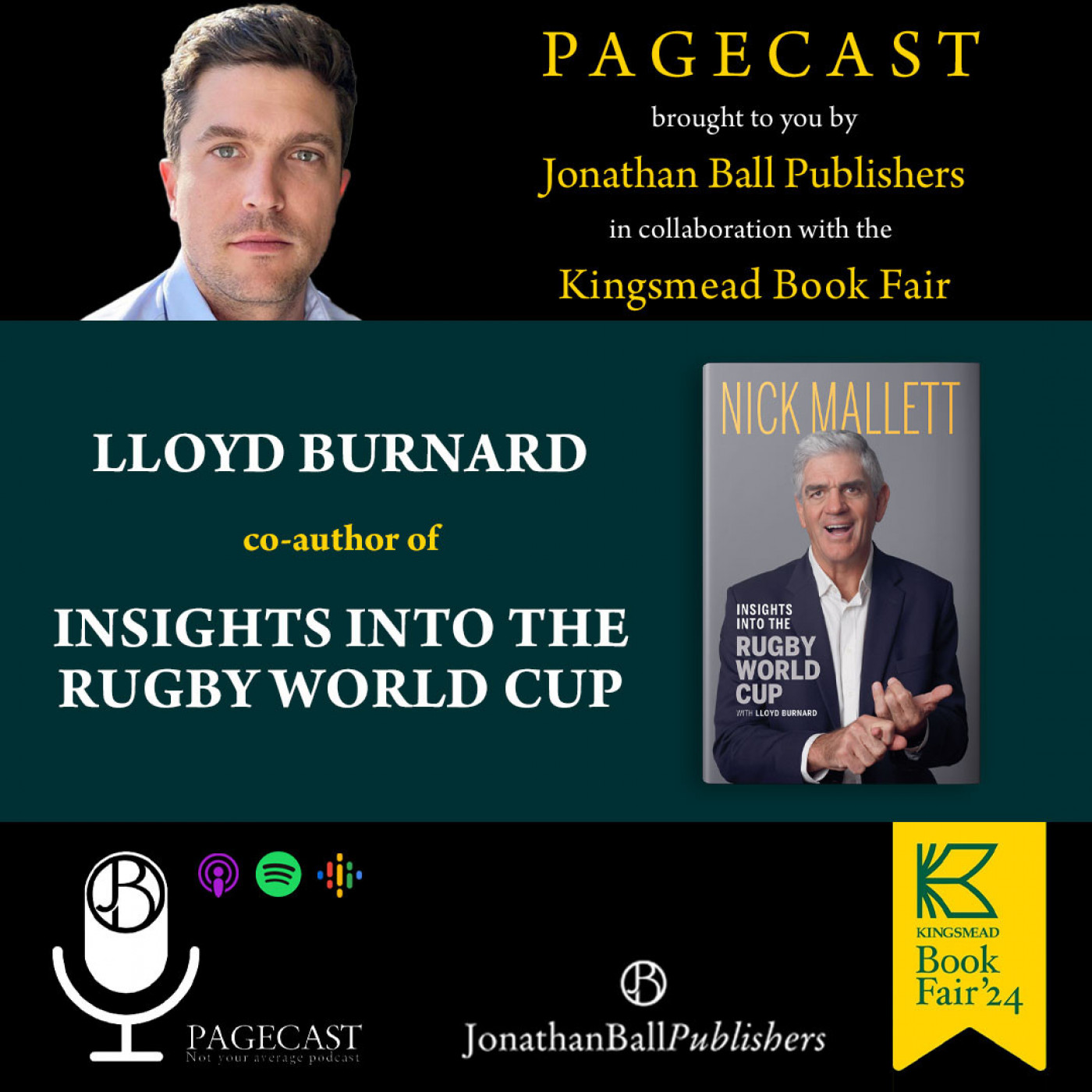 Pagecast at Kingsmead Book Fair 2024: Lloyd Burnard