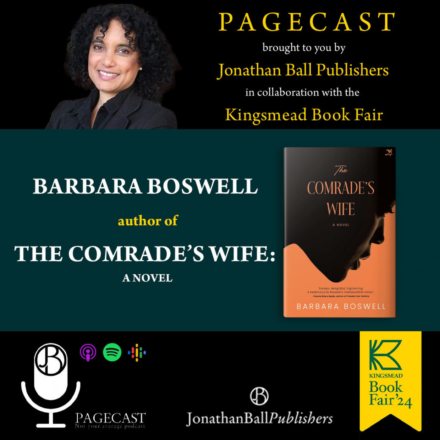 Pagecast at Kingsmead Book Fair 2024: Barbara Boswell