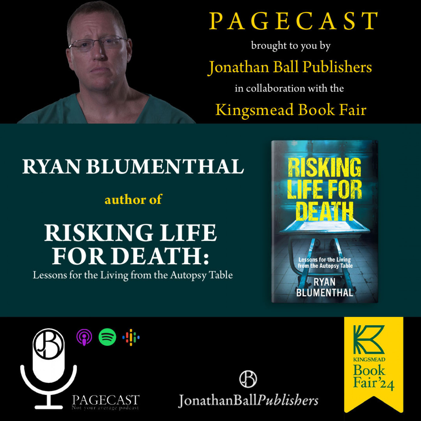 Pagecast at Kingsmead Book Fair 2024: Ryan Blumenthal