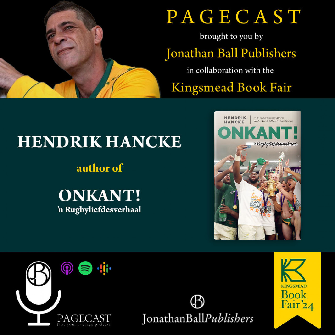 Pagecast at Kingsmead Book Fair 2024: Hendrik Hancke