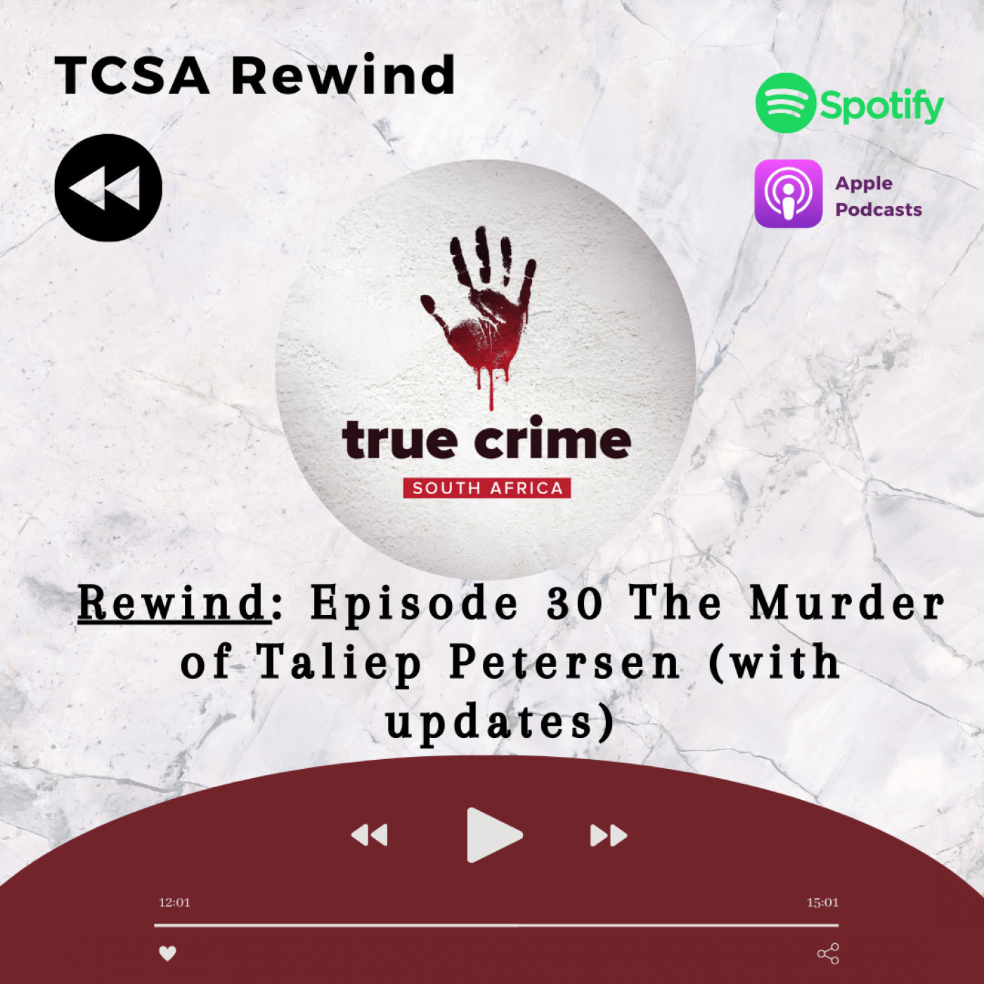 TCSA Rewind: Episode 30 The Murder of Taliep Petersen (with updates)