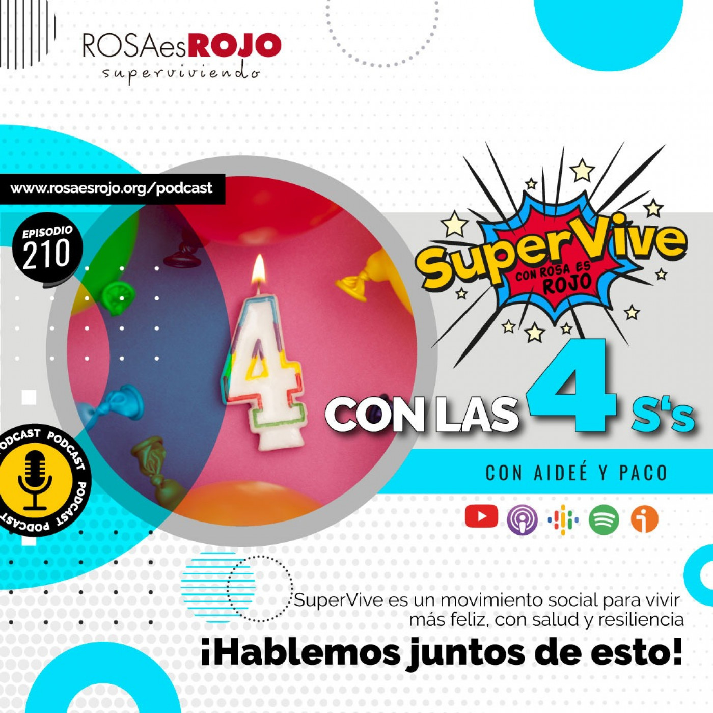 SuperVive con las 4S’s ¡Feliz Cumple!