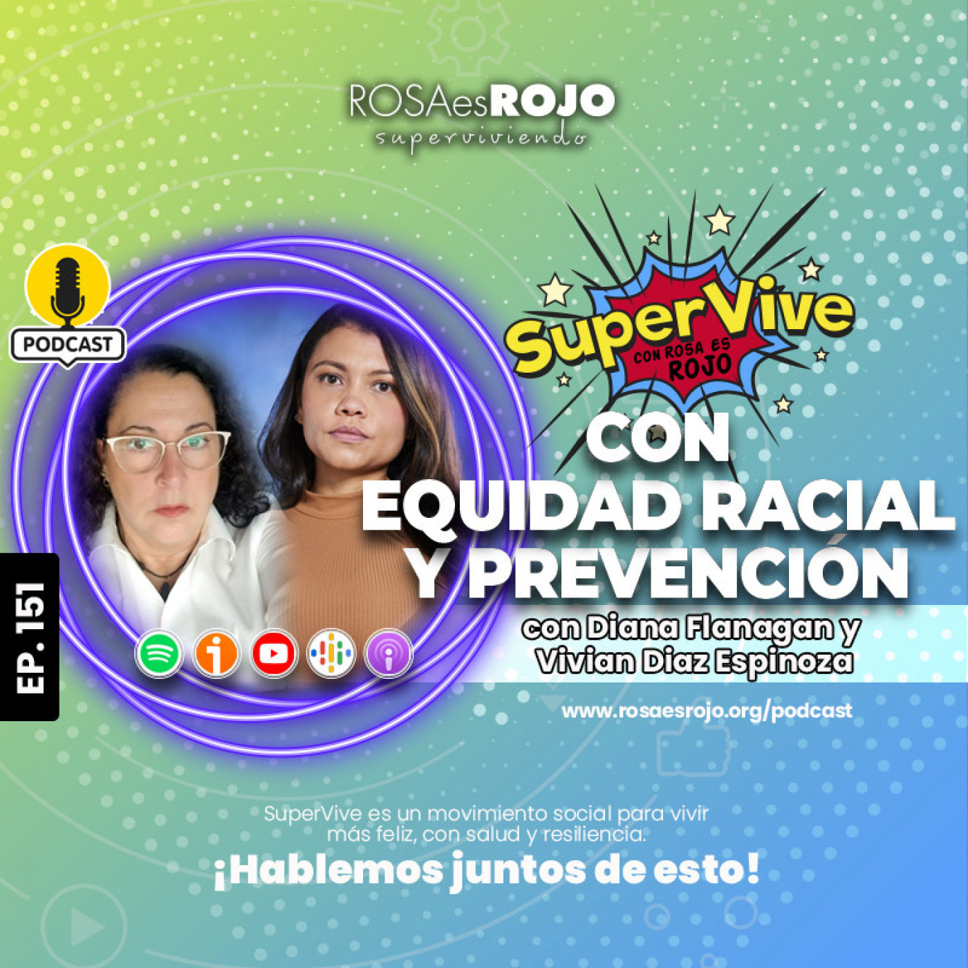 SuperVive con equidad racial y prevención - Diana Flanagan, Vivian Díaz Espinoza, Aideé y Paco