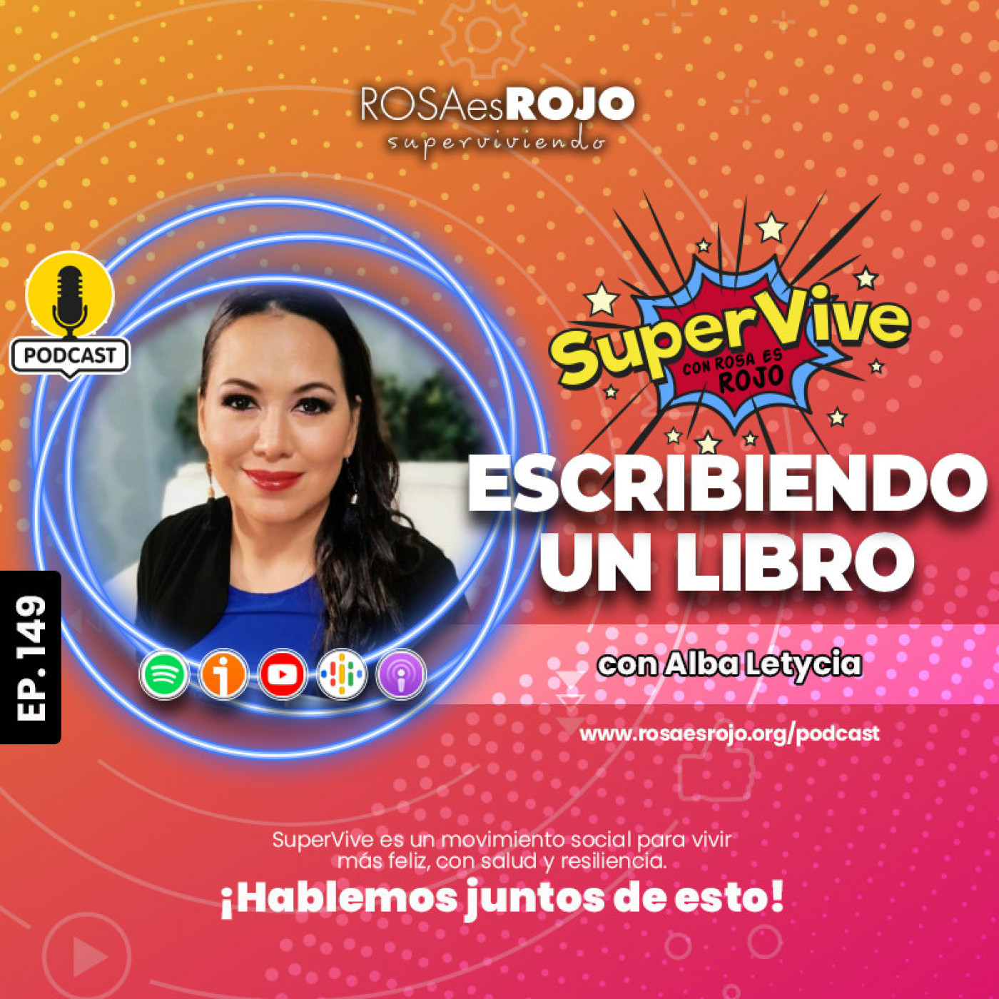 SuperVive escribiendo un libro - Alba Letycia, Aideé y Paco