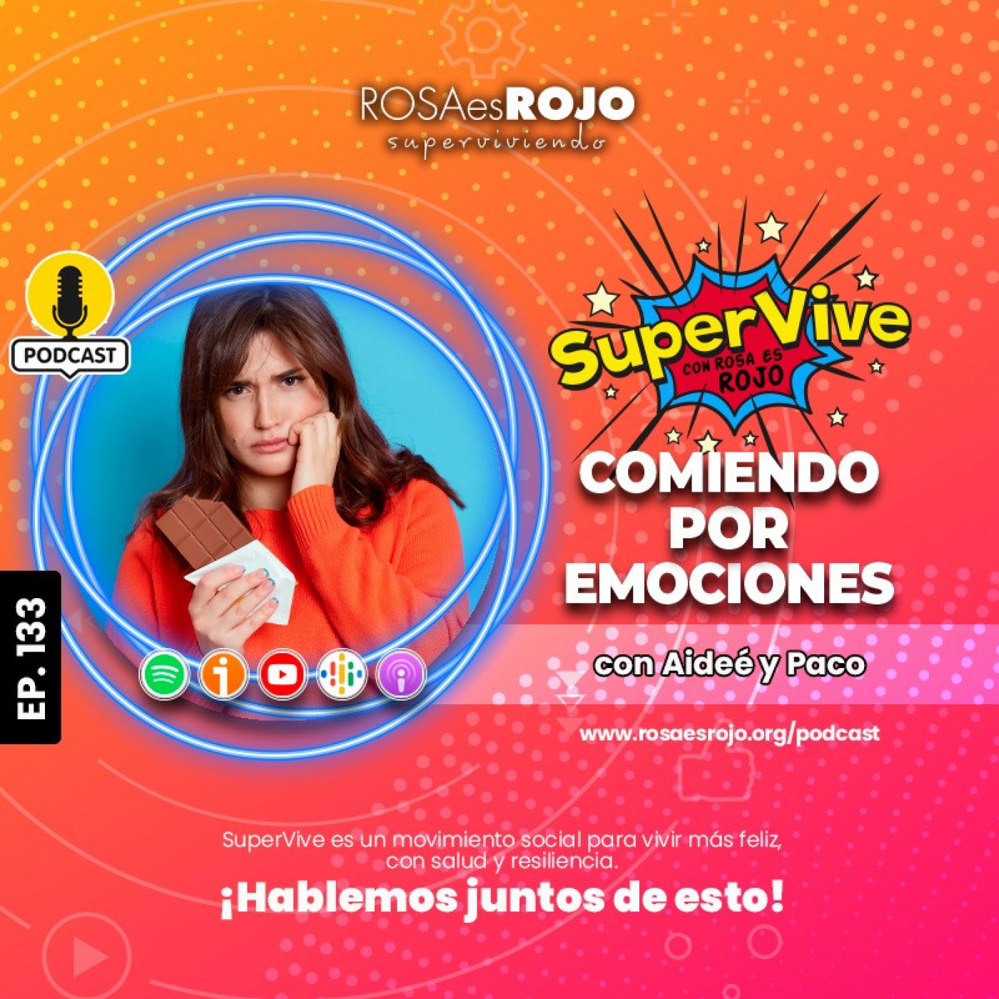 SuperVive comiendo por emociones - Aideé y Paco
