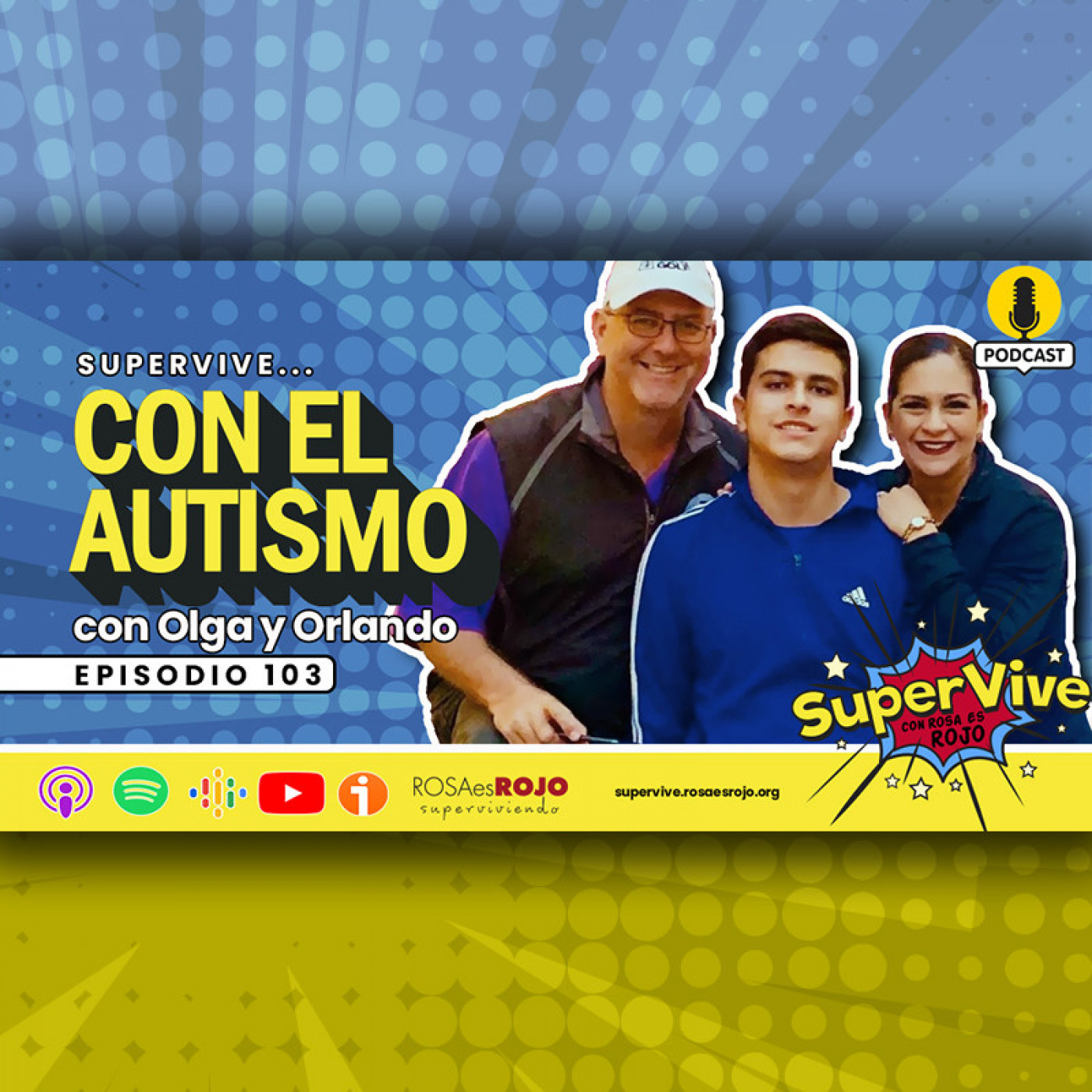 SuperVive con el Autismo - Olga Martínez, Orlando Coronado, Aideé y Paco