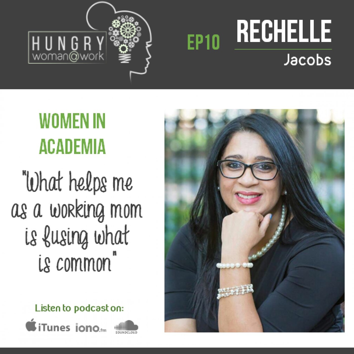 Ep 10: “What helps me as a working mom is fusing what is common” - Rechelle Jacobs