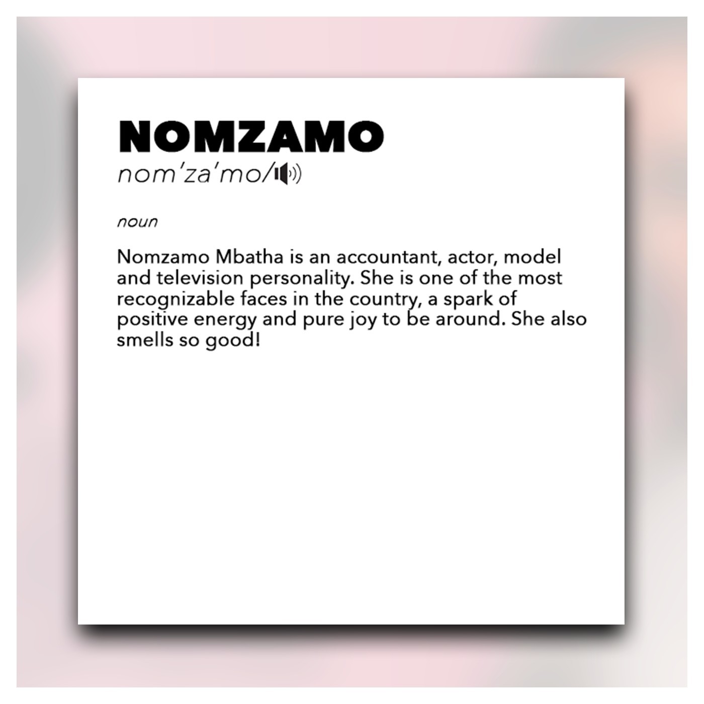 The Matte Project - Nomzamo Mbatha The Matte Project - Nomzamo Mbatha